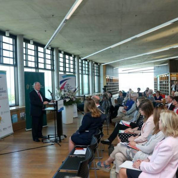 Minister Michael Ring T.D. Launching the New National Libraries Strategy