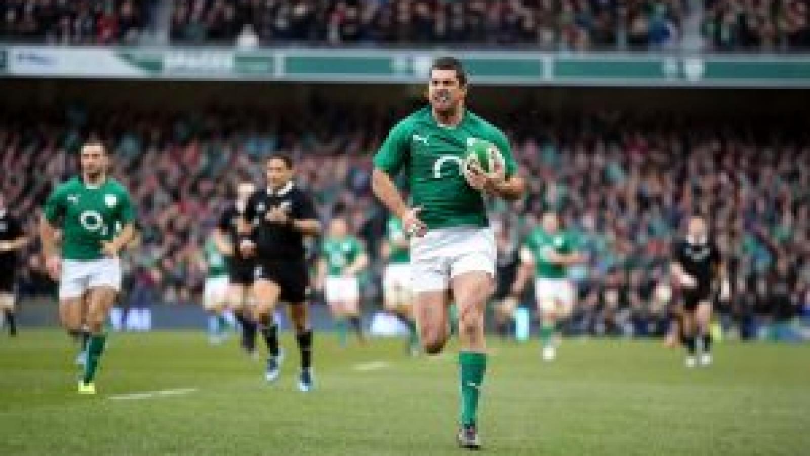 Rob Kearney on a rugby pitch