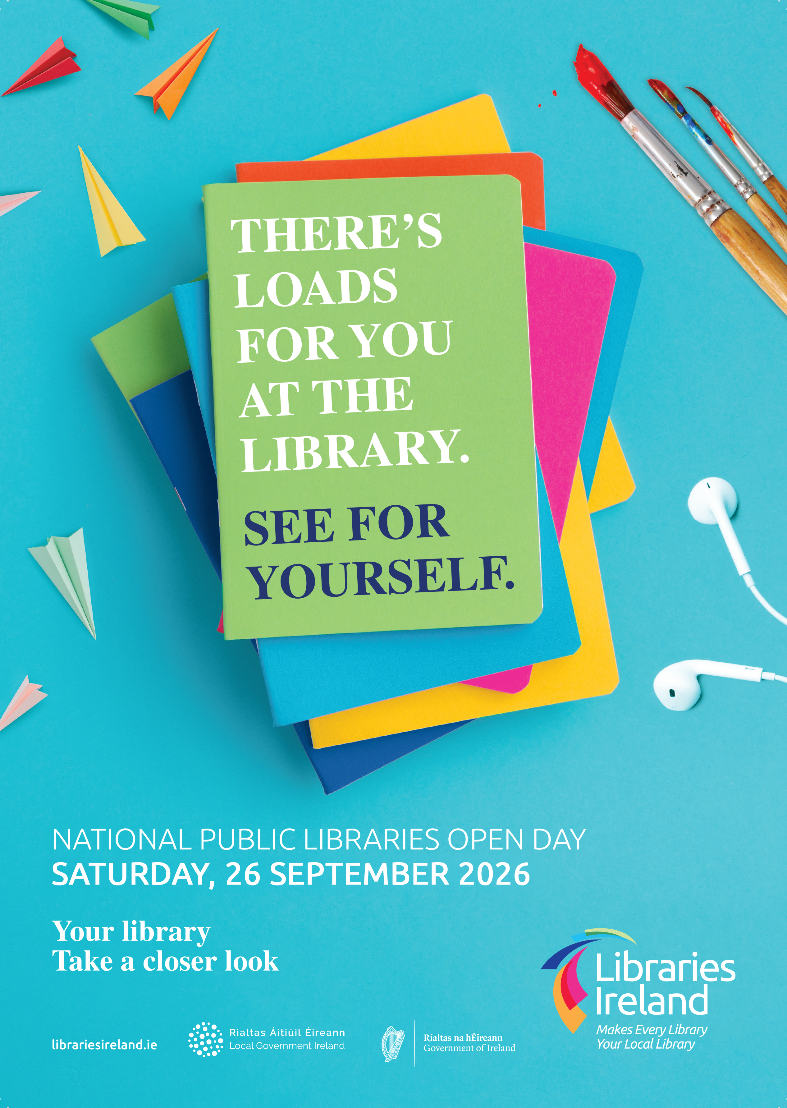 Poster for National Public Libraries Open Day