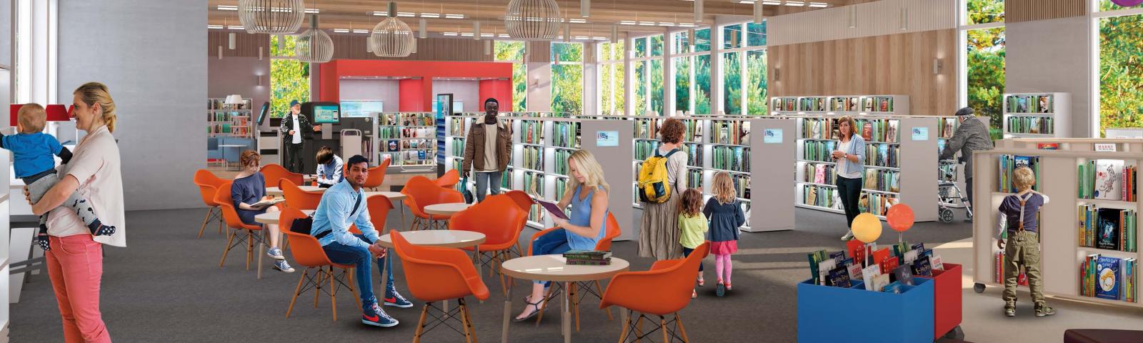 Image of a library interior