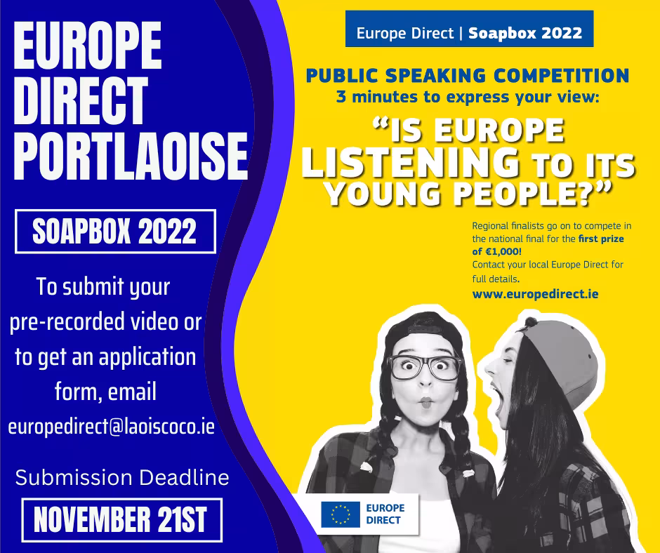 Europe Direct Portlaoise Soapbox 22