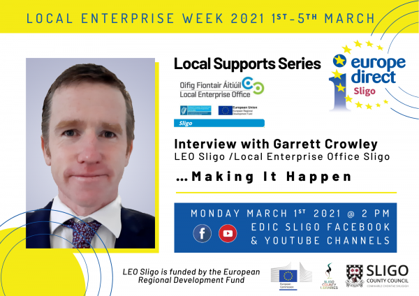 Garret Crowley LEO Sligo interview for Enterprise Week