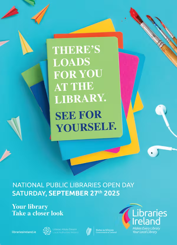 Poster for National Public Libraries Open Day 2025