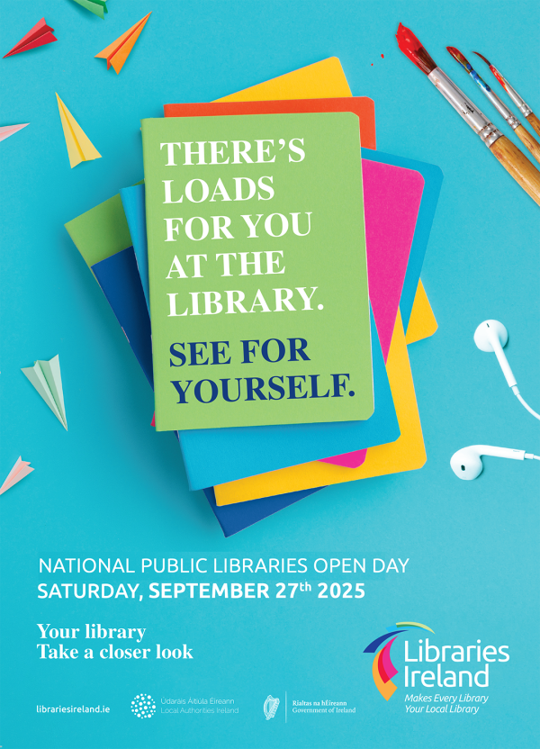Poster for National Public Libraries Open Day 2025