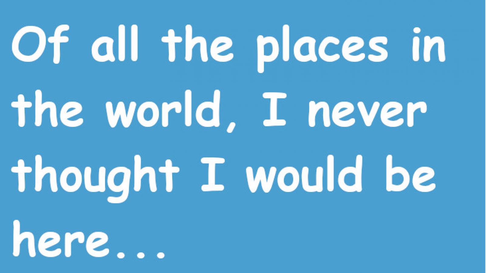 Opening line of story competition